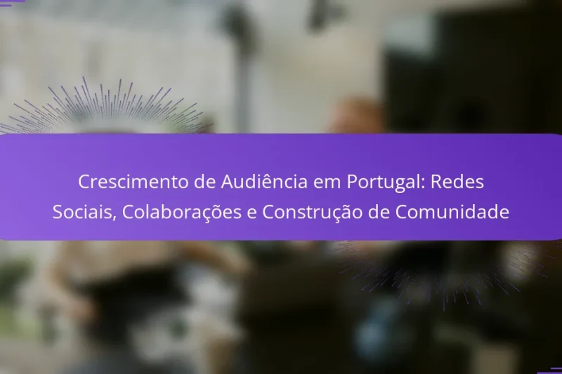 Crescimento de Audiência em Portugal: Redes Sociais, Colaborações e Construção de Comunidade